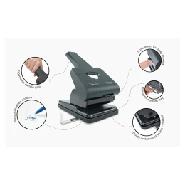 Снимка на Rapesco Перфоратор Germ-Savvy HD865-P, за 63 листа, черен