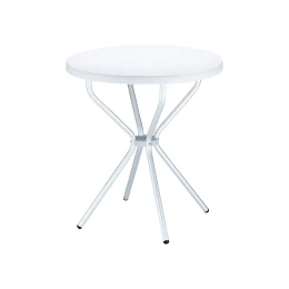 Снимка на Градинска маса RFG Step, квадратна, пластмасова, бяла