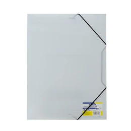 Снимка на Office 1 Папка, PP, с ластик, бяла