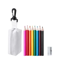 Снимка на Medina Моливи, 8 цвята, с острилка, в бял калъф