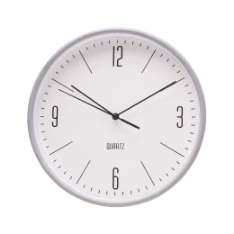 Снимка на Splendid Стенен часовник Primary, диаметър 25.5 cm, сив