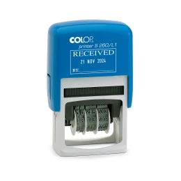 Снимка на Colop Датник S260/04, с букви и клише, 24 x 45 mm, черен