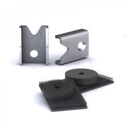 Снимка на Фитинги за окачване на шумоизолиращ стенен панел Narbutas Modus, сив метал, 2 броя