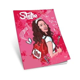 Снимка на Тетрадка Стефи, A4, широки редове, офсетова хартия, мека корица, 40 листа