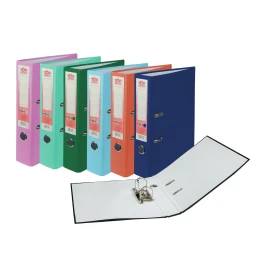 Снимка на Top Office Класьор, 8 cm, без метален кант, със сменяем етикет, оранжев