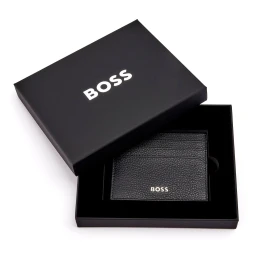 Снимка на Hugo Boss Калъф за карти Classic Grained, с 6 отделения, черен