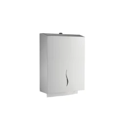 Снимка на Диспенсър за кърпи за ръце Dayco, с V-сгъвка, 27 х 12 х 21 cm, инокс, за 300 кърпи