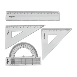 Снимка на Filipov Чертожен комплект, 4 части, прозрачен