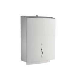 Снимка на Диспенсър за кърпи за ръце Dayco, със Z-сгъвка, 27 х 10 х 21 cm, инокс, за 200 кърпи