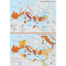 Снимка на Карта Римска република до 74 г. пр. хр. от 74 до 30 г. пр. хр.