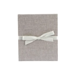 Снимка на Goldbuch Албум-книга, за 10 снимки, с ленена корица и панделка, 16 х 19 cm, сив