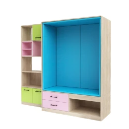 Снимка на Композиция библиотека RFG Libra 2, 2186 х 600 х 1993 mm, ПДЧ 18 mm