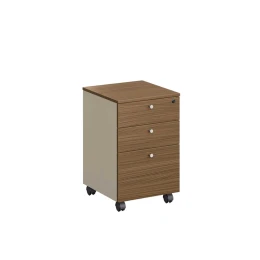 Снимка на Контейнер за бюро RFG Paris, 400 х 420 х 620 mm, ПДЧ 16 mm, орех и светлосиво