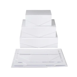 Снимка на Office 1 Кутия Matt, с магнитно затваряне, сгъваема, 23 х 15 х 10 cm, бяла