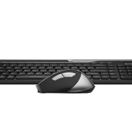 Снимка на Комплект A4Tech - клавиатура и мишка Fstyler FB2535CS, 2.4 GHz, Bluetooth, Nano USB, AA, сиви