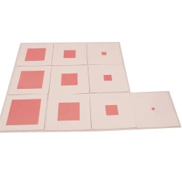 Снимка на Кула Монтесори от карти, розова