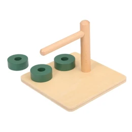 Снимка на Ос за нанизване, хоризонтална, дървена