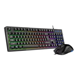 Снимка на Комплект клавиатура Genius и мишка Scorpion KM-GX6, AI Copilot, с кабел 1.8 m, USB, 12 бързи бутона, черни