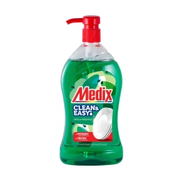 Снимка на Препарат за миене на съдове Medix Clean & Easy, с помпа, зелен, 800 ml
