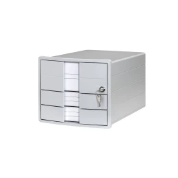 Снимка на HAN Бокс Impuls, с 3 чекмеджета и заключване, светлосив