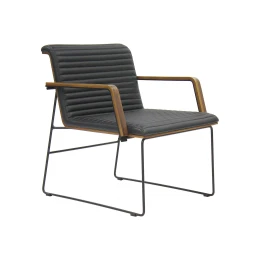 Снимка на Кресло RFG Cassa 01, екокожа, до 120 kg, черно