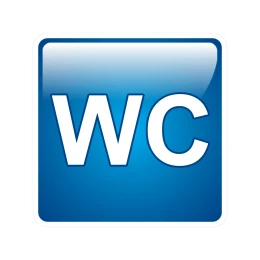 Снимка на Office 1 Самозалепващ се етикет, пиктограма „WC“