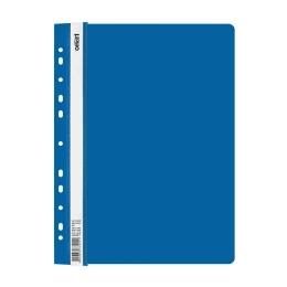 Снимка на Office 1 Папка, PP, с европерфорация, синя, 12 броя