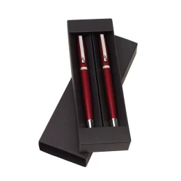 Снимка на TOPS Комплект химикалка и ролер Alphabet, червен, в кутия