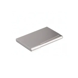 Снимка на Durable Кутия за визитки, алуминиева, сива