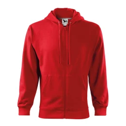 Снимка на Malfini Мъжки суитшърт Zipper 410, поларен, размер S, червен