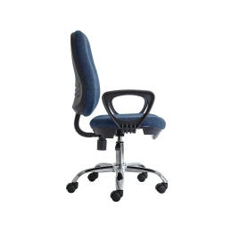 Снимка на Ергономичен стол RFG Presto Chrome, текстил, до 130 kg, син