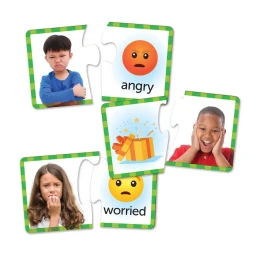 Снимка на Learning Resources Карти-пъзел - Чувства и емоции
