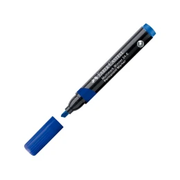 Снимка на Faber-Castell Перманентен маркер 54E, скосен, син