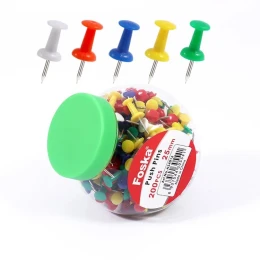 Снимка на Foska Пинчета, 25 mm, 200 броя, цветни, в буркан