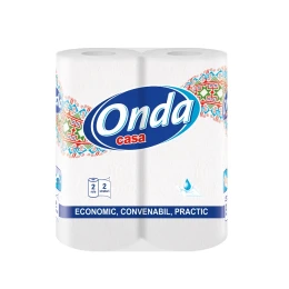 Снимка на Кухненска ролка Onda Casa, целулозна, двупласова, 2 броя, 45 къса