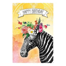 Снимка на Gespaensterwald Картичка Silver Line, зебра