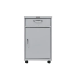 Снимка на Шкаф, болничен, с чекмедже, 490 х 420 х 707 mm, бял метал