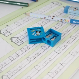 Снимка на Eberhard Faber Острилка Colori, двойна, синя