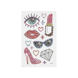 Снимка на Creativ Company Стикери Готови за парти, диамантени, 10 х 16 cm, 1 лист