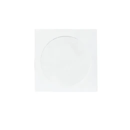 Снимка на Top Office Плик за CD/DVD, 125 x 125 mm, хартиен, с прозорец, със самозалепваща лента, бял, 100 броя