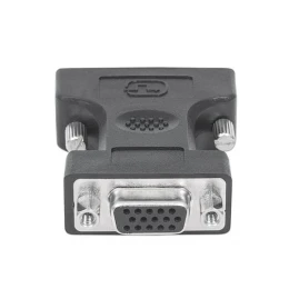 Снимка на Преходник Manhattan, DVI-I-Male/VGA-Female