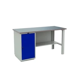 Снимка на Работна маса WT160 WD1-F1, 1600 х 700 х 870 mm, метална, MDF плот
