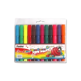 Снимка на Foska Флумастери Jumbo, 12 цвята