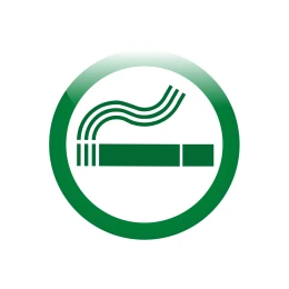 Снимка на Office 1 Самозалепващ етикет, пиктограма „Място за пушене“