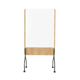 Снимка на Rocada Бяла дъска Natural, магнитна, двустранна, на колела, 109 x 100 cm