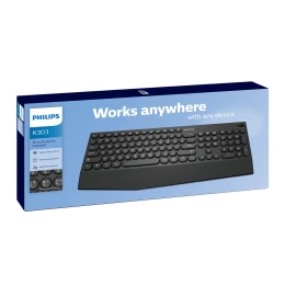 Снимка на Клавиатура К303 Philips, с Bluetooth, черна, USB, 104 бутона