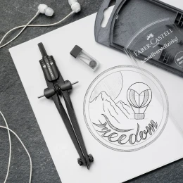 Снимка на Faber-Castell Пергел Grip, 340 mm, Blackstone