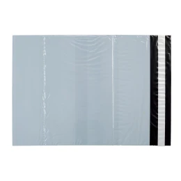 Снимка на Плик за пратки, куриерски, с джоб, 350 x 480 mm + 50 mm, сив, 20 броя