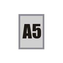 Снимка на Рамка, магнитна, A5, сребриста