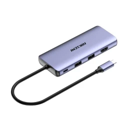 Снимка на USB Хъб Hiksemi DS11, 4K, HDMI, VGA, SD, TF, USB 3.0, USB 2.0